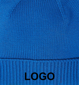 Custom Logo Patch <b>Knitted</b> Winter Waffle Beanie Hats with 3D Embroidery Dot Bows Fruit & Camouflage <b>Patterns</b> Unisex Adult - Product Image 3