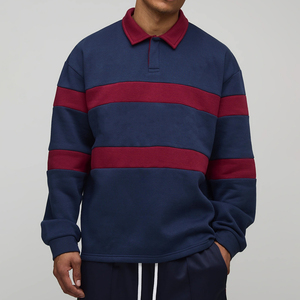 Vente flash - Maillots de rugby pour hommes de haute qualité, coupe classique, logo personnalisé, broderie, impression, manches courtes, 100% coton - Product Image 1