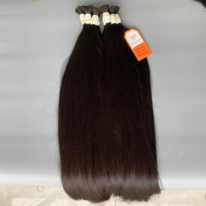 Extensions de cheveux naturels 100% vierges en vrac, double épaisseur, Remy, cuticules alignées, vente en gros - Product Image 4