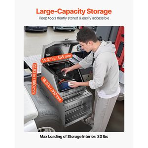 Cassetta Portautensili in Alluminio per Camion, 45,7 cm x 69,85 cm x 64,7 cm, Impermeabile, con Montaggio Laterale - Product Image 4