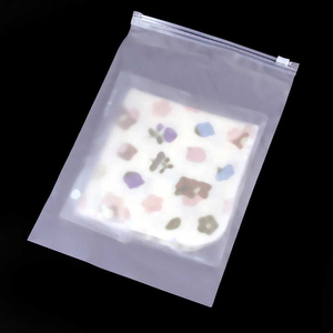 Eva Bags Zippered Frosted Clear <b>Pouch</b> For Travel Socks And Underwear Storage - Product Image 3