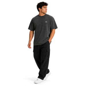 Camisetas de Hombre al por Mayor, 100% Algodón, Personalizadas, Cuello Redondo, Hombros Caídos, Estilo Oversize, con Impresión de Logotipo Personalizado, Proveedor de EE. UU. - Product Image 3