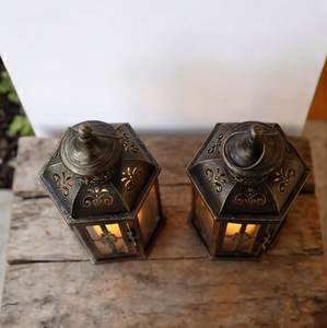 Vintage Style Christmas Handmade Candlestick Holder Metal Hanging Decorative Garden Light Outdoor <b>Lantern</b> Patio Custom Design - Product Image 3