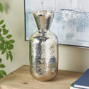 Metal Decorative Flower Vase Hammered Design - Product Image 6