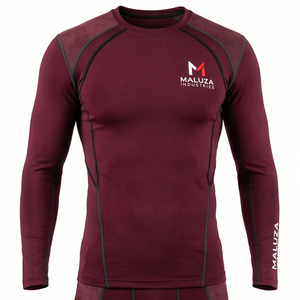 Ropa Deportiva Unisex, Conjunto Deportivo de Compresión para Gimnasio, Running y Fitness, Marca Maluza, Secado Rápido, Ligero, Transpirable, Antiarrugas - Product Image 1