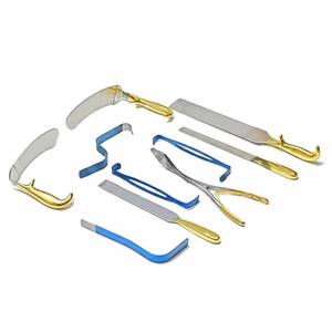 Ensemble d'instruments chirurgicaux pour chirurgie plastique Gluteos Instruments, 10 pièces - Product Image 1
