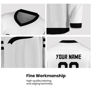 Uniformes de Equipo de Diseño Moderno, Camisetas de Hockey sobre Hielo Personalizadas al por Mayor, Ropa Deportiva de Alta Calidad, Proveedor OEM con Logotipo Impreso, Secado Rápido - Product Image 3
