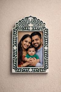 <b>Wholesale</b> Creative Eco-Friendly Handmade Floral Camel Bone Inlay Photo <b>Frame</b> | Vintage Style <b>Picture</b> <b>Frames</b> for Home Hotel Decor - Product Image 6