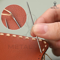 Ensemble d'aiguilles à coudre pour extensions de cheveux en acier inoxydable, aiguilles à tisser assorties droites, courbées et en forme de C pour la fabrication de perruques