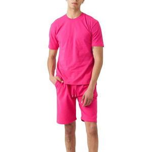 Camisa de Pijama Casual para Hombre, Gris Azul Marino, Manga Corta, Tejida, Ecológica, 100% Algodón, con Bolsillo en el Pecho, Transpirable, para Invierno - Product Image 3