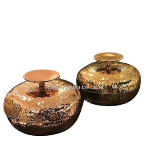 Greatest Quality Iron Metal Round Shape Silver Finished Sets Of 3 Canister <b>Jar</b> Fancy Style Luxury Handmade - Product Image 2