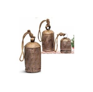 Campana navideña de metal vintage, decoración colgante para árbol de Navidad, celebración navideña, decoración interior del hogar - Product Image 1