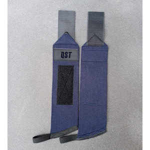 Attelle de poignet élastique antidérapante à forte résistance avec fermeture à lacets, respirante, pour l'entraînement en salle de sport, le levage de poids, avec boucle de réglage pour le pouce - Product Image 3