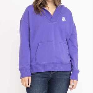 BE DOT GARMENTS ENTERPRISES Sudadera con Capucha para Mujer, Color Sólido, Invierno 2026, Transpirable, Ecológica, Corte Ajustado, Estilo Casual, Tipo Canguro - Product Image 4