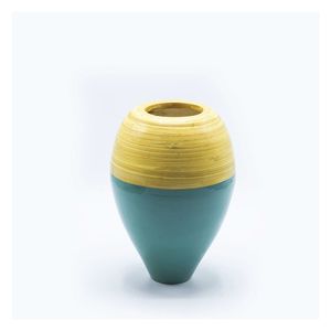 Bamboo Centerpiece <b>Vase</b> Handmade Natural Bamboo Flower <b>Vase</b> Eco Friendly Table Decor Sustainable Bamboo <b>Vase</b> for Home Decoration - Product Image 1