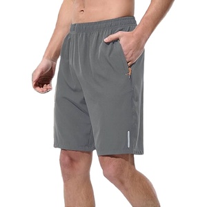 Pantalones Cortos Cómodos de Cintura Media para Hombre, de Tela No Tejida, para Gimnasio y Uso Casual, con Diseño de Corte Holgado - Product Image 1