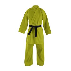 Uniforme de Artes Marciales Naranja con Franjas Laterales Negras, Gi Transpirable para Entrenamiento de Alta Intensidad, Equipo Personalizado - Product Image 5