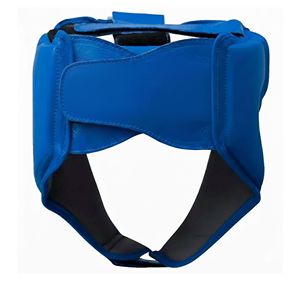 Customized Advanced Shock Absorption Padded Head Guard Featuring <b>Adjustable</b> Chin Strap For Karate Taekwondo Maximum Safety - Product Image 3