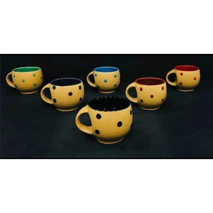 Juego de Tazas de Té de Cerámica Clásicas ColorDot - Product Image 3