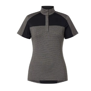 High Quality Women's Short Sleeve Horse Riding Show Shirt Direct Factory Made Custom Women <b>Equestrian</b> Horse Riding Show Shirts - Product Image 3