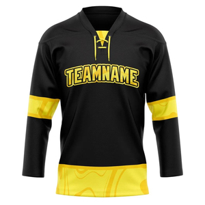 High Quality Custom Made Ice Hockey Jersey Custom Sublimated Hockey Ice Uniform Youth Team Ice Hockey Uniform Wholesale - Product Image 2