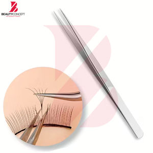 Pince à épiler personnalisée pour extensions de cils, outil de précision antistatique en acier inoxydable pour soins de beauté - Product Image 2