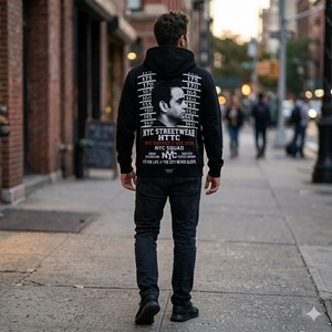 Sudadera con Capucha Personalizada con Logotipo, Forro Polar Grueso de Invierno, Felpa Francesa 100% Poliéster, Talla XS, Corte Regular, Secado Rápido y Transpirable - Product Image 2