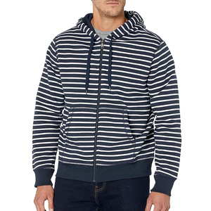 <b>Men</b> Ultra Soft Zip Hoodie Cotton Blend Winter Casual Street Fashion Jacket Comfortable Fit Custom Printing Manufacturer Service - Product Image 1