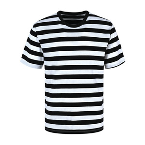 Chemises rayées en gros, T-shirts de mode pour hommes, chemises respirantes - Product Image 1