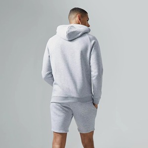 Survêtements courts de haute qualité 100% nylon, color block, fermeture éclair, grande taille, ensemble de jogging, logo imprimé personnalisé, streetwear, ensemble court pour hommes - Product Image 2