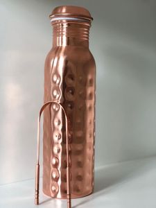 Copper Water Bottle Adventure <b>Hydration</b> Gear for Trekking <b>Backpack</b> Travel Exploration and Outdoor Lifestyle - Product Image 2