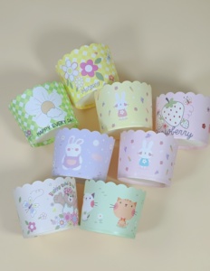 Youyang dùng một lần Muffin bánh <span class=keywords><strong>cup</strong></span> không dính chịu nhiệt cấp thực phẩm giấy hình tròn - Product Image 4