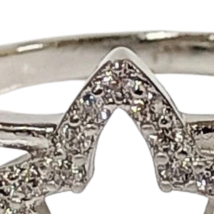 AKA Ivy <b>Ring</b> Silver Women Sorority Inspired Ivy Leaf Jewelry Elegant <b>Greek</b> Style Finger <b>Ring</b> Fashion Accessory Gift for Ladies - Product Image 5