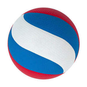 Balones de Voleibol de PU de Tamaño Oficial Personalizados con Rayas Rojas y Azules para Entrenamiento Deportivo - Product Image 2