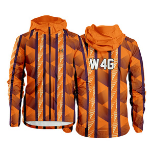 Custom Hooded Casual Spring Wear Eco Friendly Unisex Regular Fit Nylon Coated Zipper Windbreaker Jacket Quick Dry <b>Waterproof</b> - Product Image 3