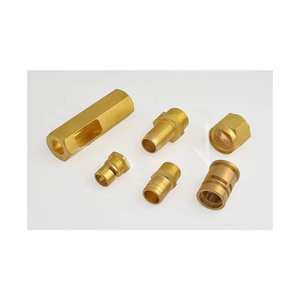 Componentes de Latón Torneados Profesionales, Piezas Mecanizadas de Precisión Personalizadas para Conectores Eléctricos y Plomería - Product Image 1