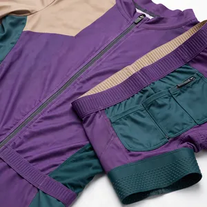 Conjunto de Jersey y Pantalones Cortos de Ciclismo para Hombre, de Manga Corta, con Bloques de Color, Transpirable, para Verano, Traje de Ciclismo de Carretera - Product Image 5
