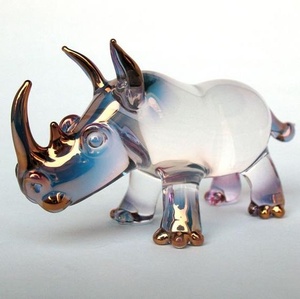 Grande vente en gros de figurines de dauphins en verre de Murano, mini-mondes en verre suspendus, artisanat animalier, décoration d'intérieur, verre fait main - Product Image 4