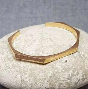 Artesanía Moderna Ms-wc-001 Brazalete Ancho de Latón Puro 100% Hecho a Mano con Diseño Floral, Ajustable, Regalo para Mamá - Product Image 5