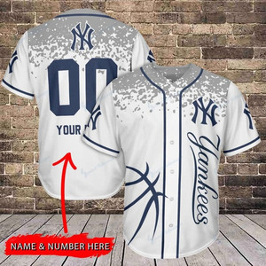 Camiseta de Béisbol Personalizada con Diseño de Bandera, 100% Algodón, Azul Marino, Uniforme Deportivo de Manga Corta para Adultos, Ropa de Equipo - Product Image 2