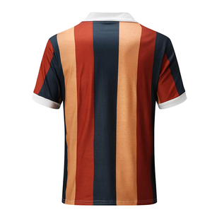 Polo brodé décontracté de qualité pour homme – Haut d'été uni à manches courtes en polyester et élasthanne tricoté - Product Image 3
