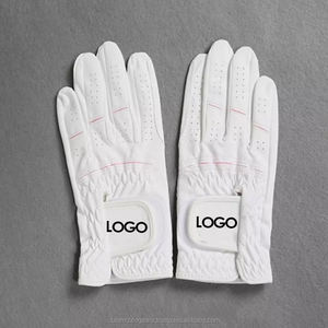 Guantes de golf de cuero con logotipo personalizado Cabretta Guante de gran calidad Golf Cabretta Guantes de golf de cuero Adecuado para adultos Guantes de golf - Product Image 2
