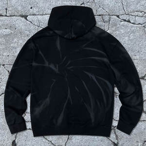 Hoodie court surdimensionné 100 % coton personnalisé pour homme, coupe ample, style vintage hip-hop, avec logo imprimé sur le devant, brodé, grandes tailles - Product Image 3