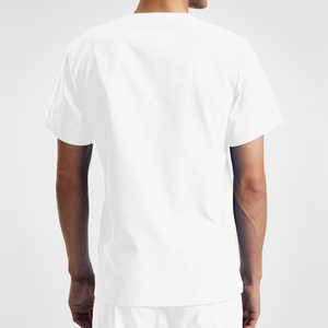 High Quality Unisex <b>Scrubs</b> Uniform Straight Leg Stretchable Waist 2Pc Nursing Uniform Custom Logo Medical <b>Scrub</b> <b>Set</b> - Product Image 3