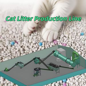 Équipement <span class=keywords><strong>de</strong></span> production <span class=keywords><strong>de</strong></span> litière pour chats en bentonite à faible consommation d'énergie, faible coût d'entretien, longue durée <span class=keywords><strong>de</strong></span> <span class=keywords><strong>vie</strong></span>, vente directe du fabricant - Product Image 2