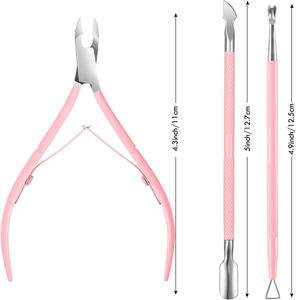 Khadmi Impex Coupe-cuticules ultra-affûtés en acier inoxydable Modèle KI-MNN-1100 - Product Image 2