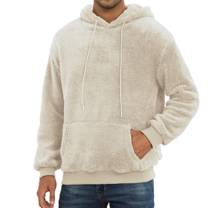 Nouveauté en promotion : Sweat à capuche uni en tissu doux pour homme, produit tendance, service OEM - Product Image 1