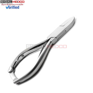 Side Cutters Plain Handle Straight Professional Chiropody Ingrown <b>Toe</b> Nail Side Cutter Straight Side Podiatry Instruments - Product Image 2