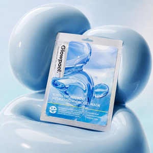 Masque facial coréen GLOWPOOL K-Beauty Glowful 8, masque hydratant à l'acide hyaluronique, masque hydrogel fabriqué en Corée, 30g, soin de la peau - Product Image 6