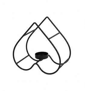 เชิงเทียนทีไลท์เคลือบด้วยผงสีทองสำหรับตกแต่งบ้าน - Product Image 1